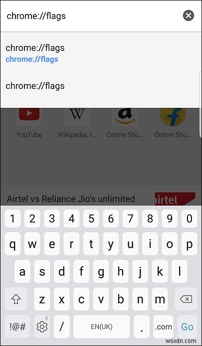 ย้ายแถบที่อยู่ไปที่ด้านล่างสุดบน Chrome สำหรับ Android
