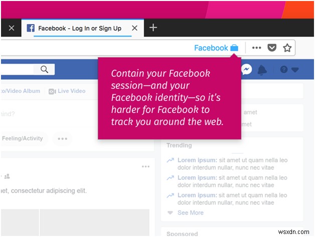วิธีบล็อก Facebook ไม่ให้ติดตามคุณบน Firefox