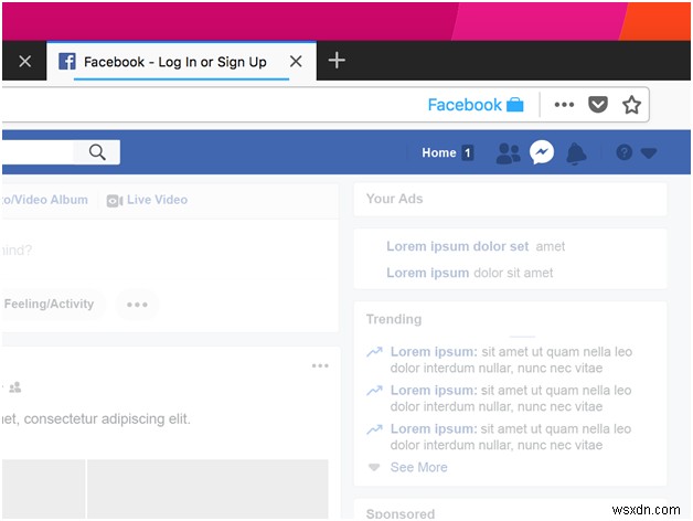 วิธีบล็อก Facebook ไม่ให้ติดตามคุณบน Firefox