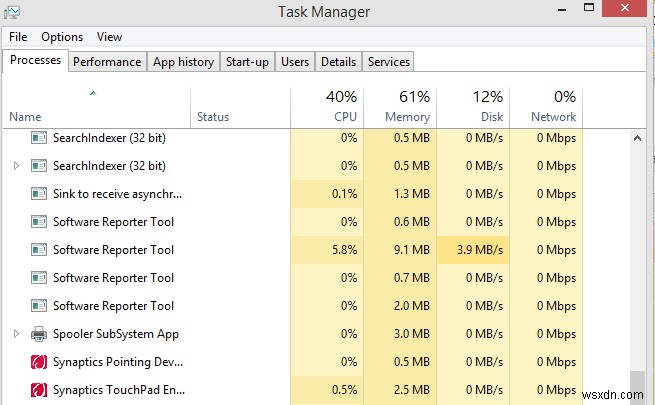 วิธีปิดการใช้งานเครื่องมือรายงานซอฟต์แวร์ Google Chrome