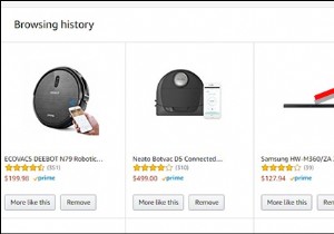 วิธีลบรายการออกจากประวัติการท่องเว็บของ Amazon