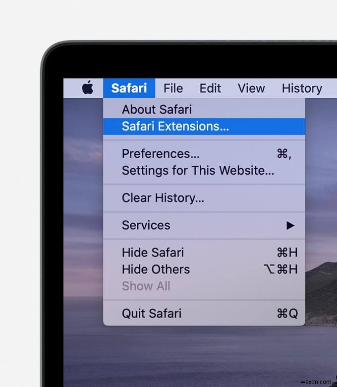 วิธีลบส่วนขยาย Safari บน Mac