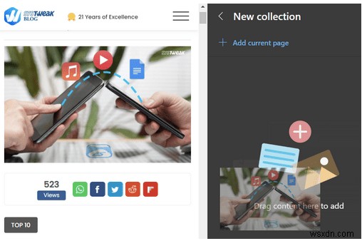 Microsoft Collections:วิธีเปิดใช้งานและใช้งานบน Edge