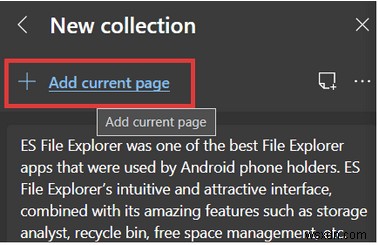 Microsoft Collections:วิธีเปิดใช้งานและใช้งานบน Edge