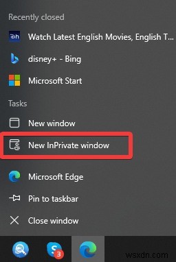 วิธีการใช้ Microsoft Edge การท่องเว็บแบบส่วนตัว – โหมด InPrivate