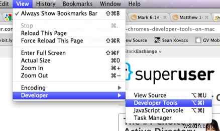 วิธีการตรวจสอบองค์ประกอบใน Chrome, Safari และ Firefox บน Mac