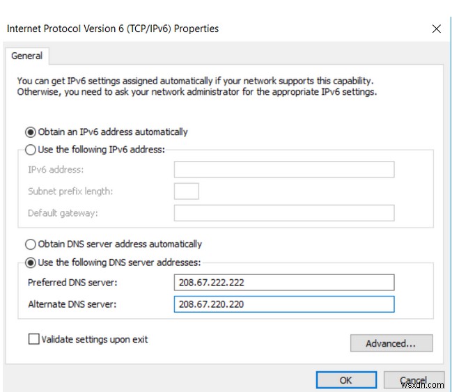 เปลี่ยนเป็น Google DNS หรือ OpenDNS เพื่อเพิ่มความเร็วในการท่องเว็บใน Windows 10, 8, 7!