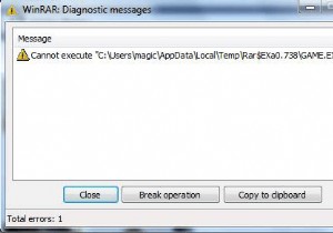 วิธีการแก้ไข WinRAR ไม่สามารถเรียกใช้ไฟล์ข้อผิดพลาดใน Windows 10