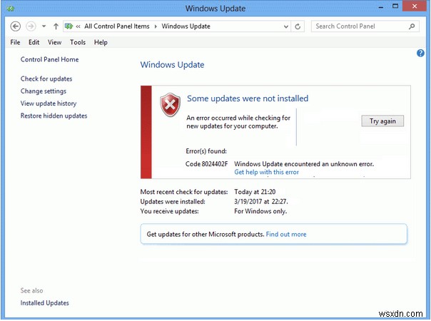 5 การแก้ไขอย่างง่ายเพื่อแก้ไขข้อผิดพลาด Windows Update 0x80072efe