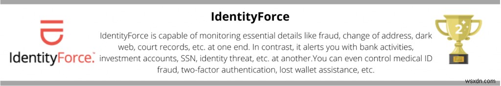 ทางเลือก LifeLock 7 อันดับแรกพร้อมคุณสมบัติที่มีประสิทธิภาพมากกว่า