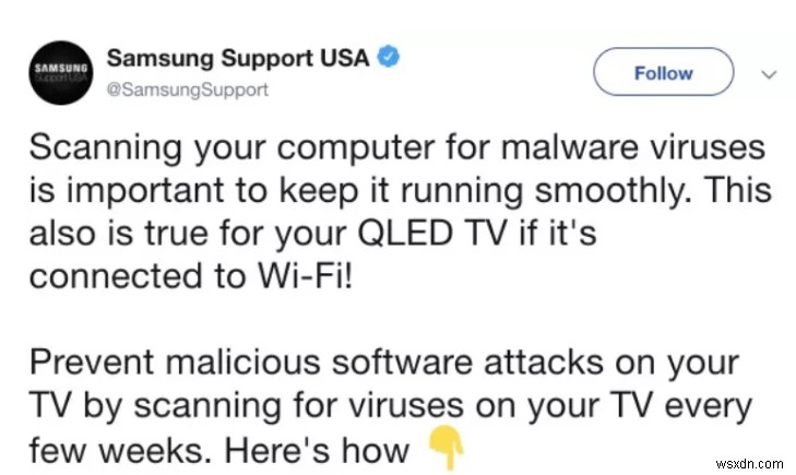 มีไวรัสสมาร์ททีวีหรือมัลแวร์หรือไม่