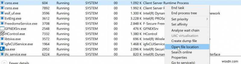 วิธีการลบ Csrss.exe Virus จาก Windows PC