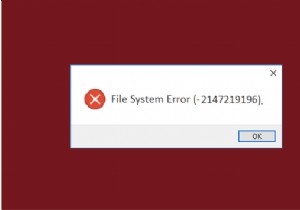 วิธีแก้ไขข้อผิดพลาดของระบบไฟล์ใน Windows 10 (โซลูชันที่ได้รับการทดสอบและทดสอบแล้ว) | 2022 ปรับปรุงรายการ