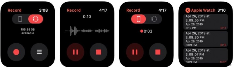 แอพบันทึกเสียงของ Apple Watch จะลบโน้ตทันที 