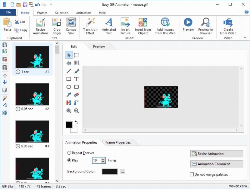 เครื่องสร้างและตัดต่อ GIF ยอดนิยมสำหรับ Windows 10, 8, 7