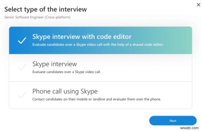 คุณลักษณะล่าสุดของ Skype เพื่อให้ขั้นตอนการสัมภาษณ์ง่ายขึ้น