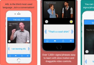 แอพ iPhone 5 อันดับแรกเพื่อเรียนรู้ภาษามือ 