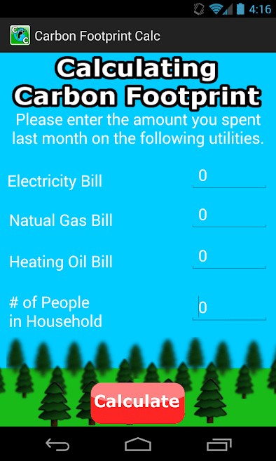 แอปสำหรับคำนวณ Carbon Footprint ของคุณและเพื่อลดปริมาณคาร์บอน