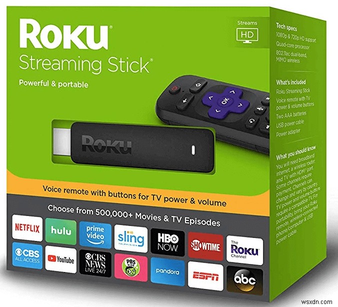 เครื่องเล่นสตรีมมิ่ง Roku:โลกในโทรทัศน์ของคุณ