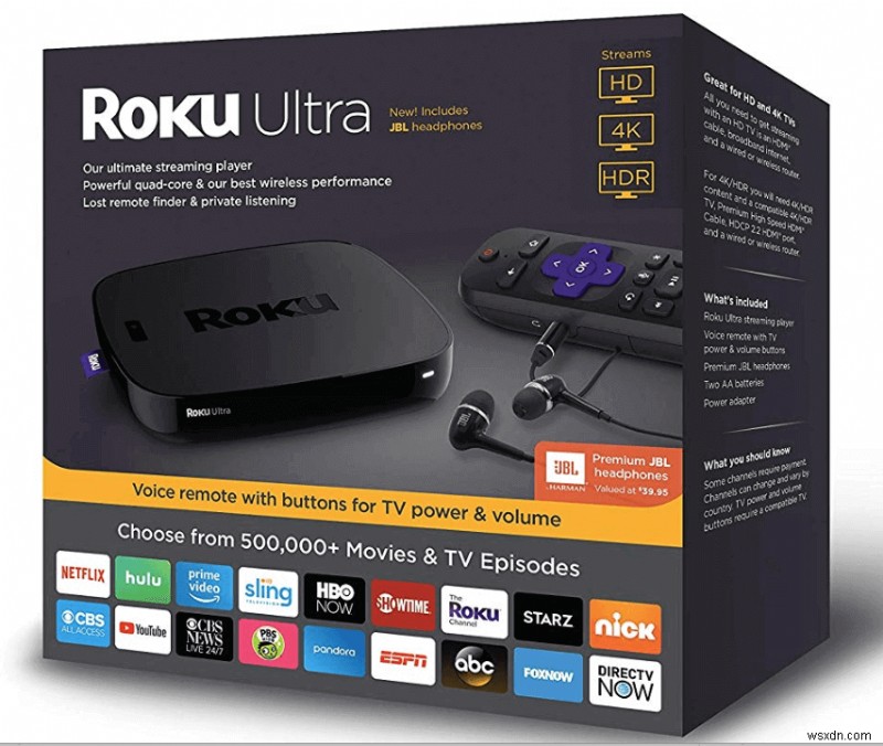 เครื่องเล่นสตรีมมิ่ง Roku:โลกในโทรทัศน์ของคุณ