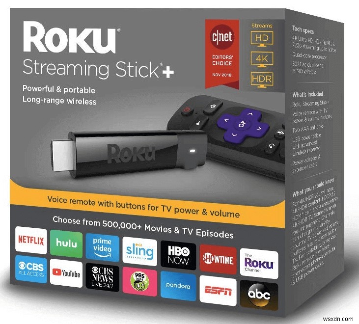 เครื่องเล่นสตรีมมิ่ง Roku:โลกในโทรทัศน์ของคุณ