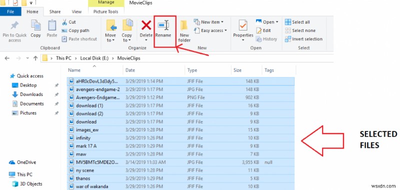 วิธีการเปลี่ยนชื่อไฟล์หลายไฟล์พร้อมกันใน Windows