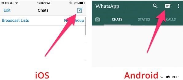 WhatsApp สำหรับ Android VS iOS:การเปรียบเทียบอย่างรวดเร็ว