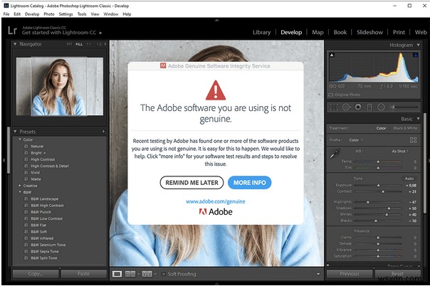 Adobe Genuine Software Integrity Service:แก้ไขสำหรับ Windows และ Mac