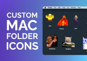 วิธีการเปลี่ยนไอคอนโฟลเดอร์บน Mac
