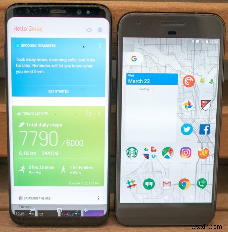 Samsung Galaxy S8 กับ Google Pixel 2 – ตัวเลือกที่ยาก!