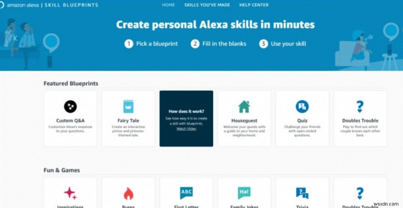 วิธีเริ่มต้นใช้งาน Alexa Skill