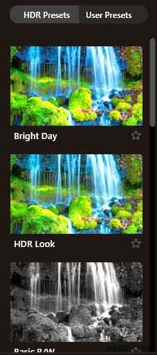 วิธีการเปลี่ยนสีของรูปภาพโดยใช้เอฟเฟกต์ HDR