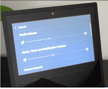 วิธีเปลี่ยนความสว่างและระดับเสียงปลุกบน Echo Show