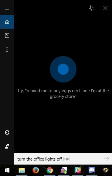 ใช้ Cortana เพื่อควบคุมเครื่องใช้ในบ้านอัจฉริยะของคุณ