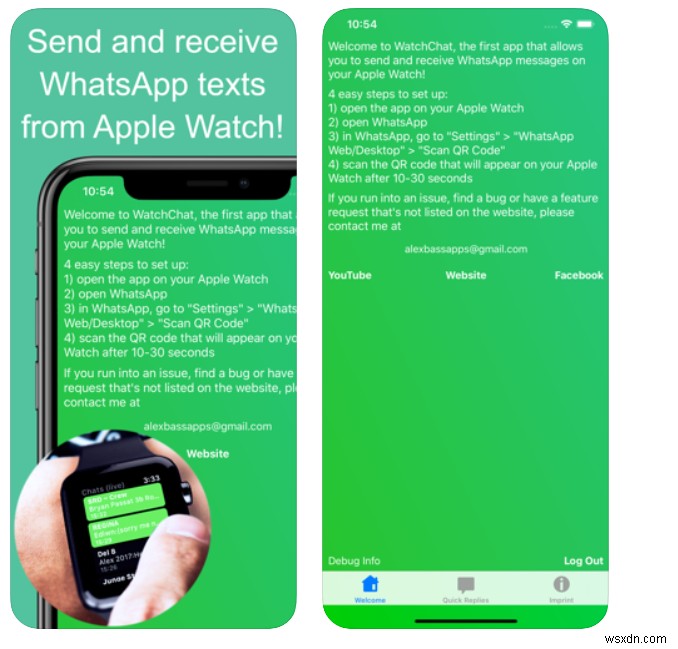 วิธีใช้ WhatsApp บน Apple Watch