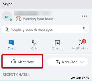 Skype s Meet Now – จัดการประชุมทางวิดีโอทันที