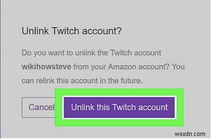 วิธียกเลิกการสมัคร Twitch Prime