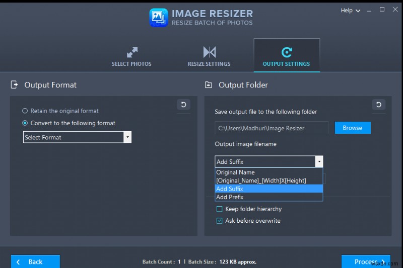 วิธีการแปลง JPG เป็น PNG โดยใช้ Image Resizer ใน Windows 10 PC?