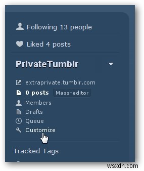 วิธีสร้างบล็อก Tumblr ส่วนตัว