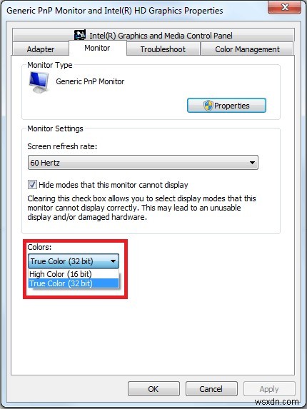 วิธีแก้ปัญหาจอภาพสีใน Windows 7