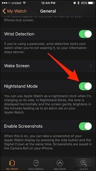 วิธีใช้โหมดกลางคืนของ Apple Watch