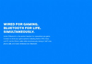 SteelSeries เปิดตัวชุดหูฟังบลูทูธ Arctis 3
