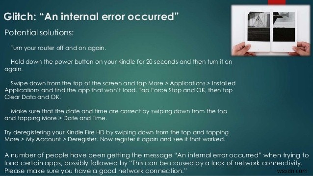 ปัญหา Kindle Fire ทั่วไปและวิธีการแก้ไข