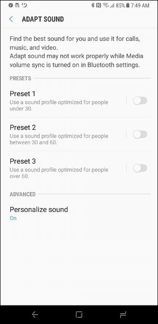 “Adapt Sound” คืออะไร และใช้งานอย่างไรกับ Galaxy S7 และ S8