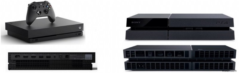 ใครจะชนะการต่อสู้:PlayStation 4 Pro ของ Sony หรือ Xbox One X