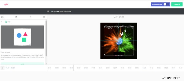 วิธีการปรับขนาดและครอบตัด GIF โดยไม่สูญเสียภาพเคลื่อนไหว