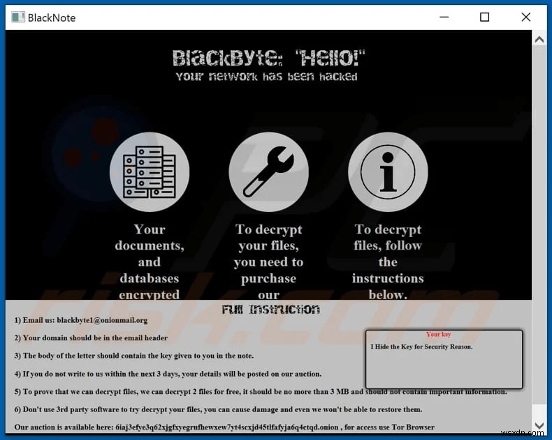 BlackByte Ransomware คืออะไรและจะป้องกันได้อย่างไร