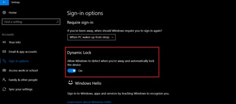 วิธีการรักษาความปลอดภัย Windows 10 ด้วยคุณลักษณะล็อกแบบไดนามิก
