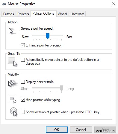 วิธีเปลี่ยนความไวของเมาส์ใน Windows 10