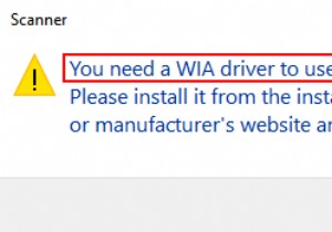 วิธีแก้ไข “คุณต้องมีไดรเวอร์ WIA เพื่อใช้อุปกรณ์นี้” ข้อผิดพลาด Windows 10